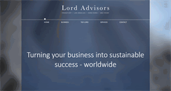 Desktop Screenshot of lord-advisors-worldwide.com